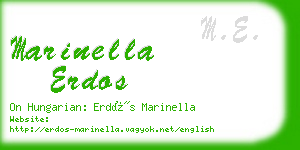 marinella erdos business card